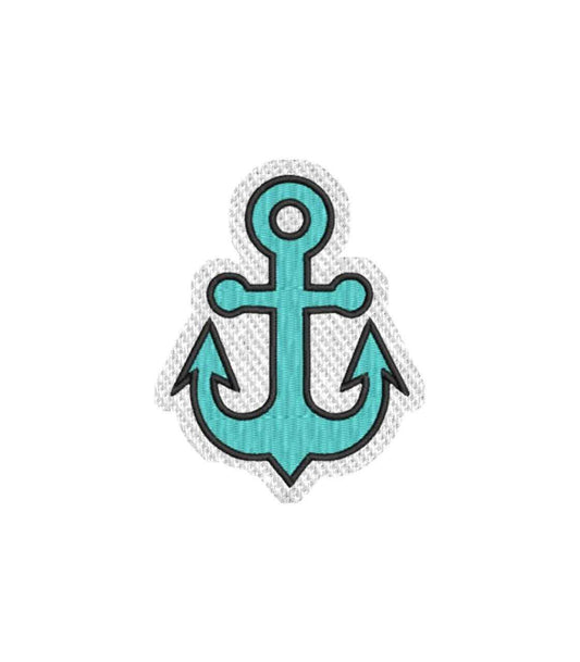 Anchor Iron on Patch / Sew on embroidered patches - Travel & Season Beach Nautical Embroidery Women Applique Merit for Clothing Jacket
