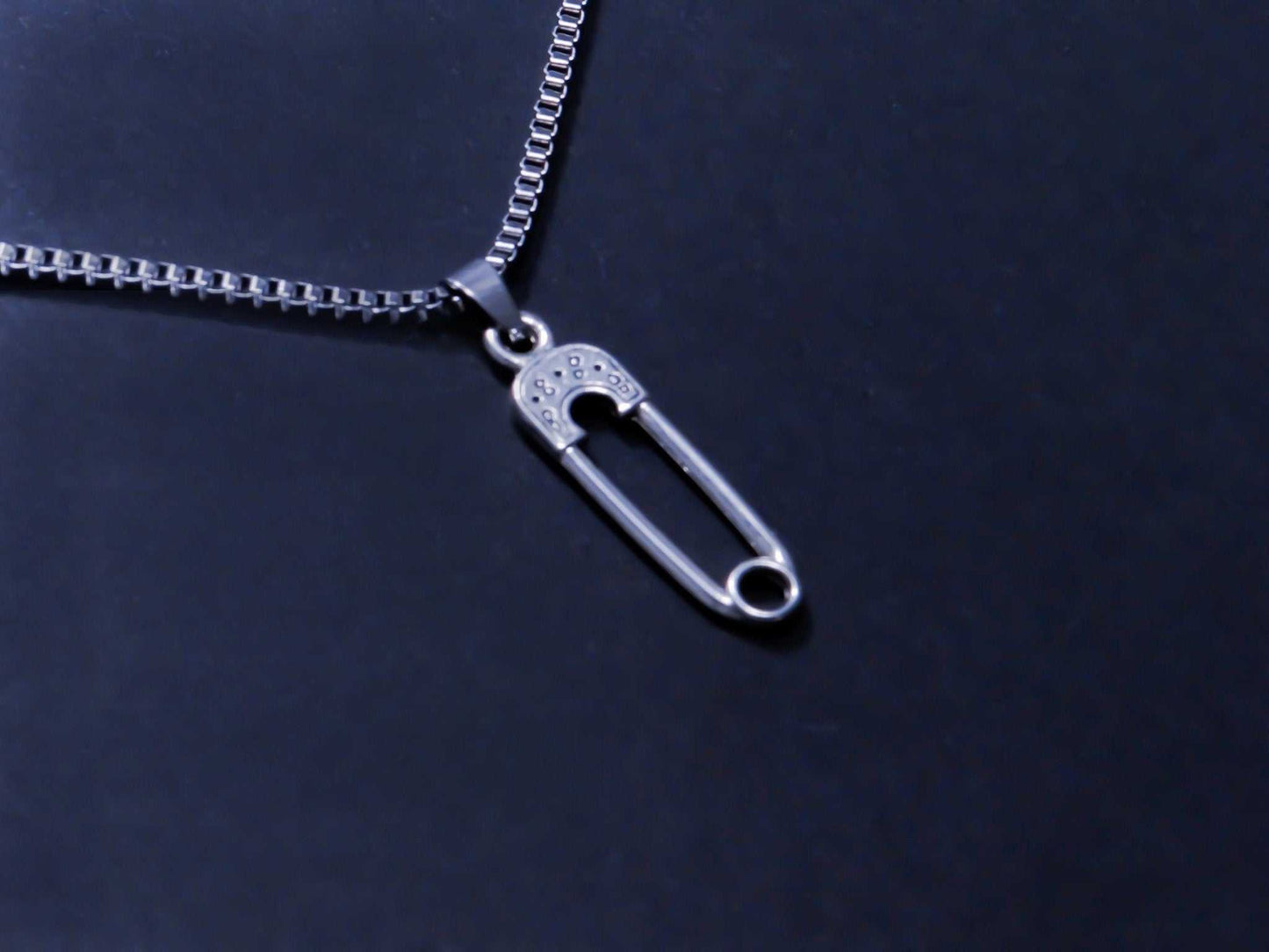 Antique Clip Silver Necklace