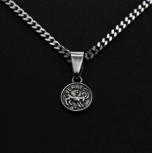 Aries Zodiac Silver Necklace