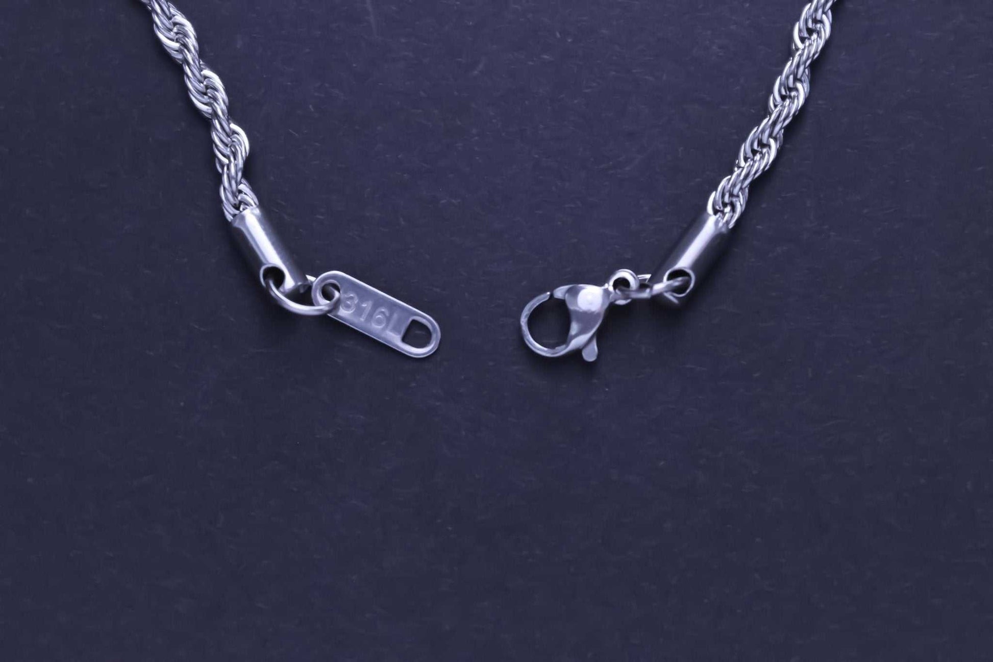 Aries Zodiac Silver Rope Necklace