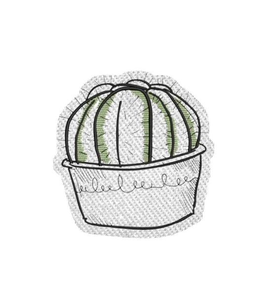 Cactus Iron on Patch / Sew on embroidered patches - Floral Garden Flowers Plants Embroidery Women Applique Merit Badge for Clothing Jacket