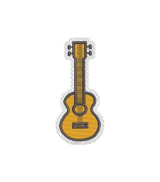 Charango Iron on Patch / Sew on embroidered patches - Hobbies & Sports Music Embroidery Women Applique Merit for Clothing Jacket