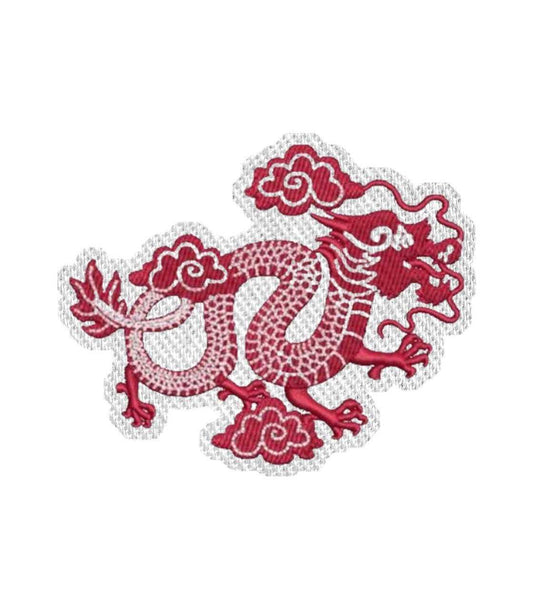 Chinese Dragon Iron on Patch / Sew on embroidered patches - Around the world Asia Embroidery Women Applique Merit Badge for Clothing Jacket