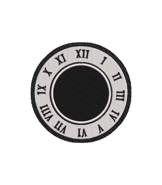 Clock Face Iron on Patch/Sew on embroidered patches House & Home Bedroom Embroidery Women Applique Merit Badge for Clothing Jacket