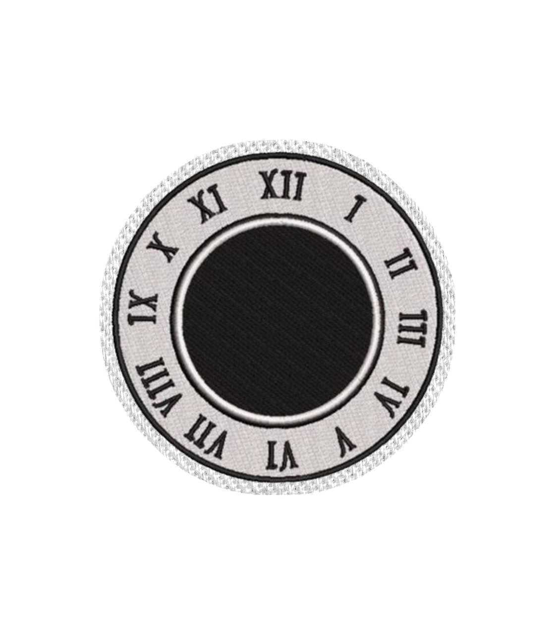 Clock Face Iron on Patch/Sew on embroidered patches House & Home Bedroom Embroidery Women Applique Merit Badge for Clothing Jacket
