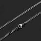 CRW Bohemian Spiral Necklace with 1.8mm curb chain in silver - Coin Necklaces for Women - Infinite Necklace for Men - Necklace with Pendant