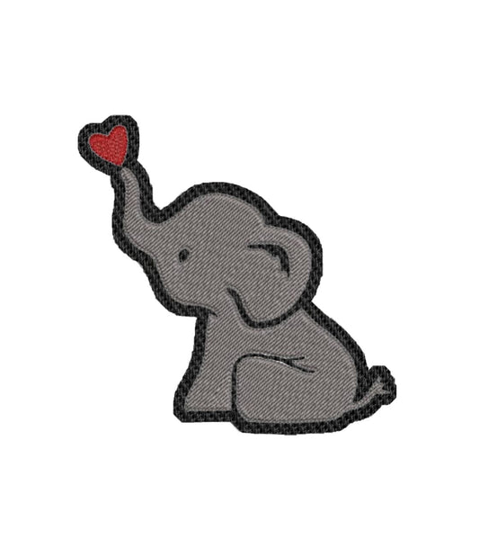 Elephant Iron on Patch/ Sew on embroidered patches Animals Wild Life Embroidery Women Applique Merit Badge for Clothing Jacket
