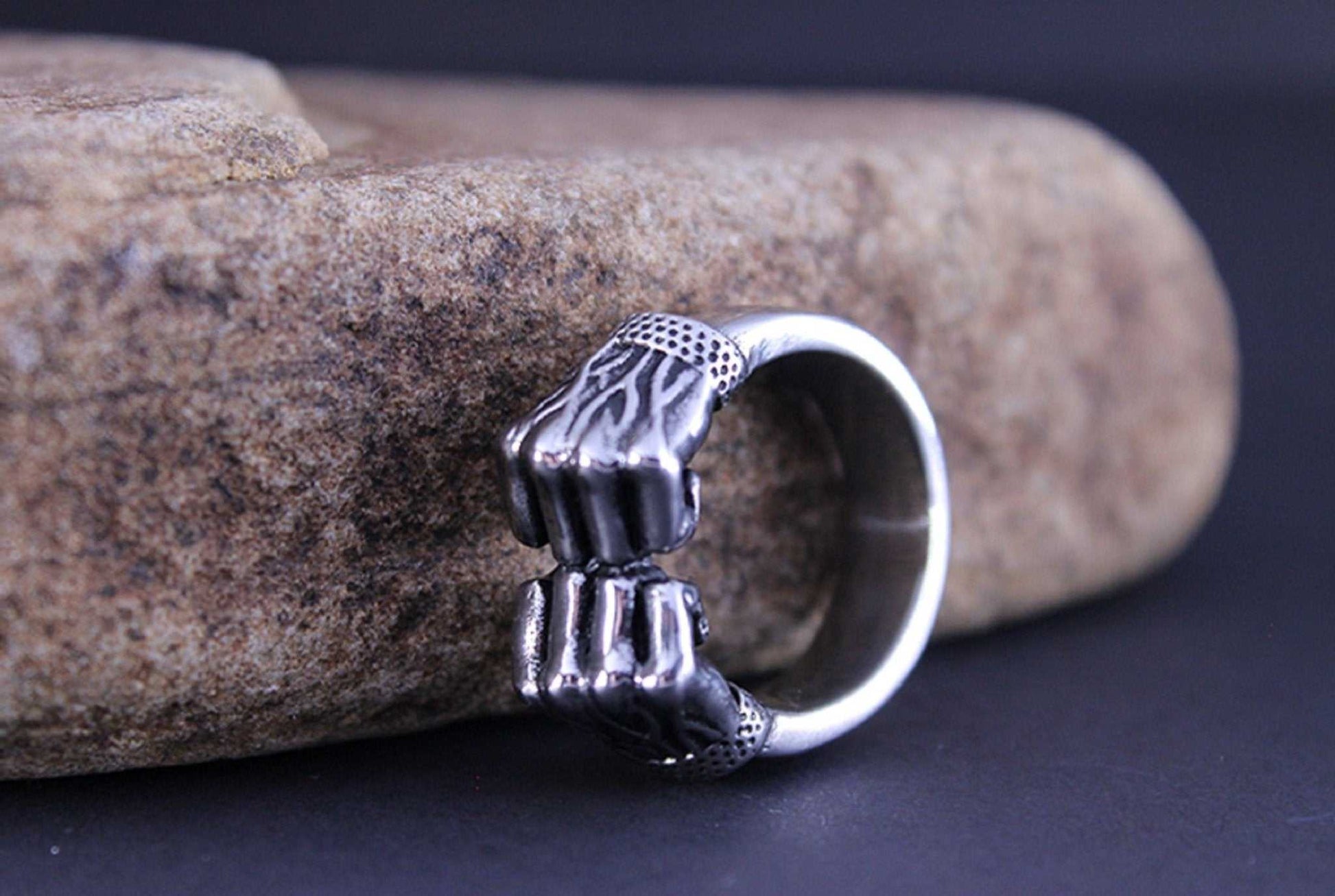 Fist Silver Ring