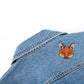 Wild Fox Iron/Sew-On Embroidered Patch Applique diy - Spirit Animal Symbol Pet - Emblems Costumes Cosplay Patches for Clothing Vest Jacket