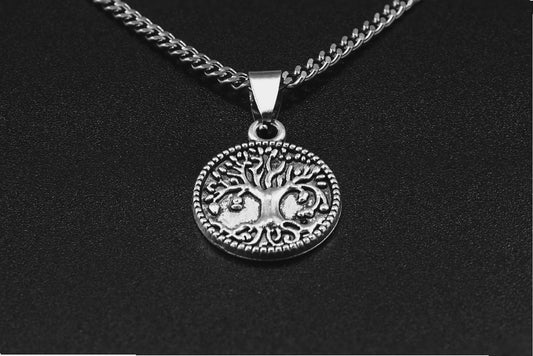 FAMILY TREE NECKLACE - Necklace Stylish Silver Necklace - Necklaces for Women - Necklace for Men - Necklace with Pendant