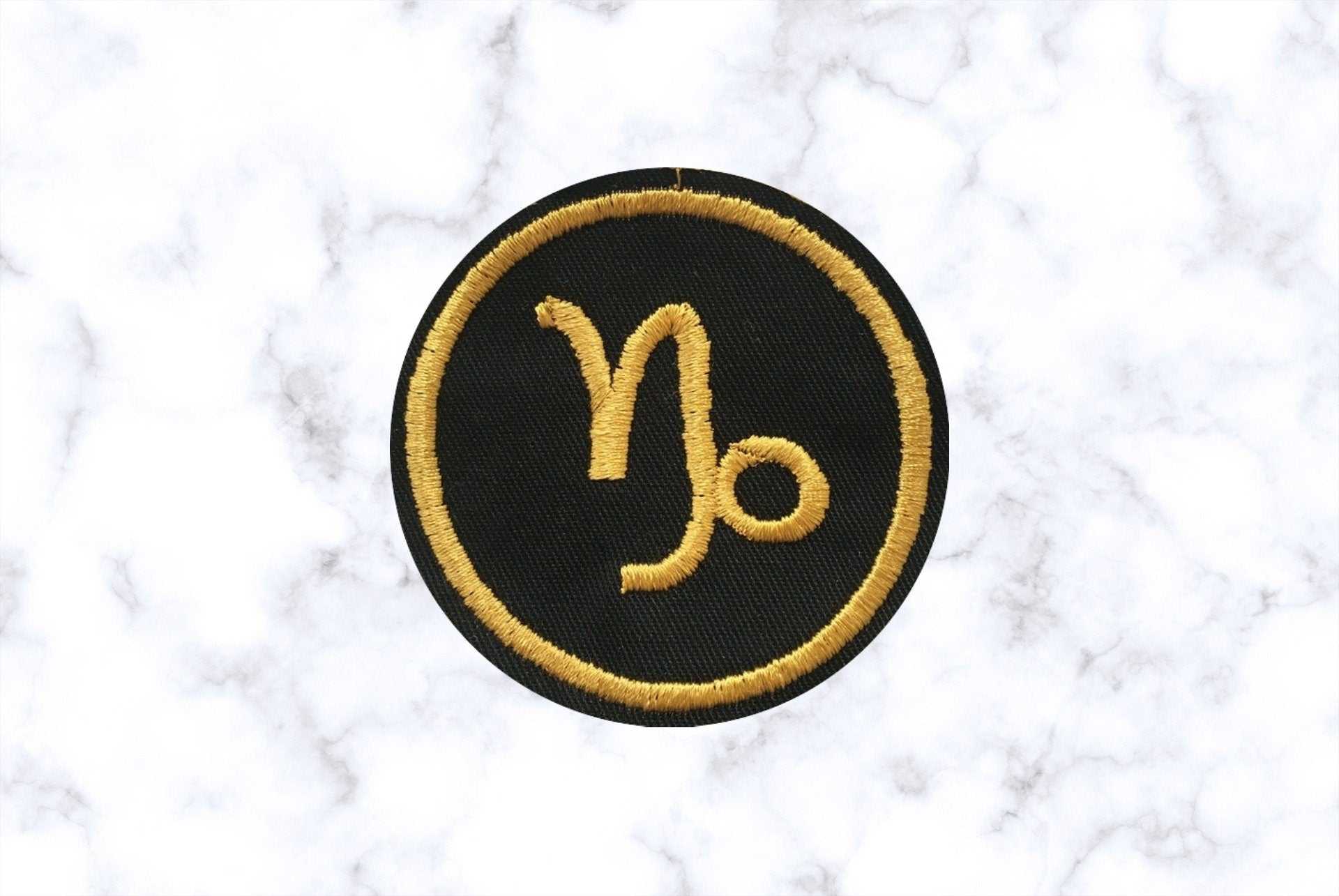 Zodiacs Signs Astrology Iron/Sew-On Embroidered Patch Applique diy -Galaxy Spirit -Emblems Costumes Cosplay Patches for Clothing Vest Jacket