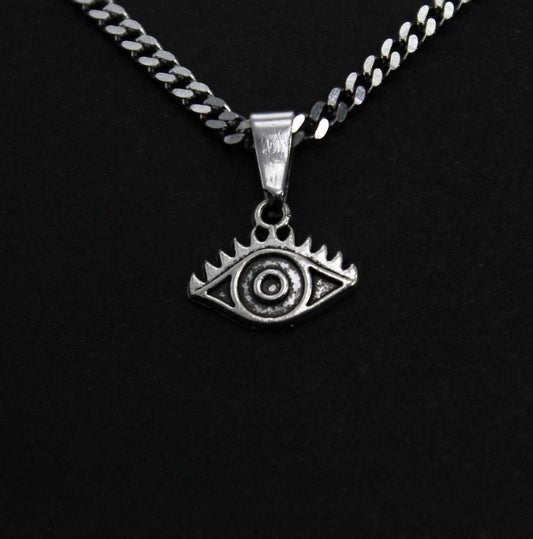 FIRE EYE NECKLACE - Necklace Stylish Silver Necklace - Necklaces for Women - Necklace for Men - Necklace with Pendant
