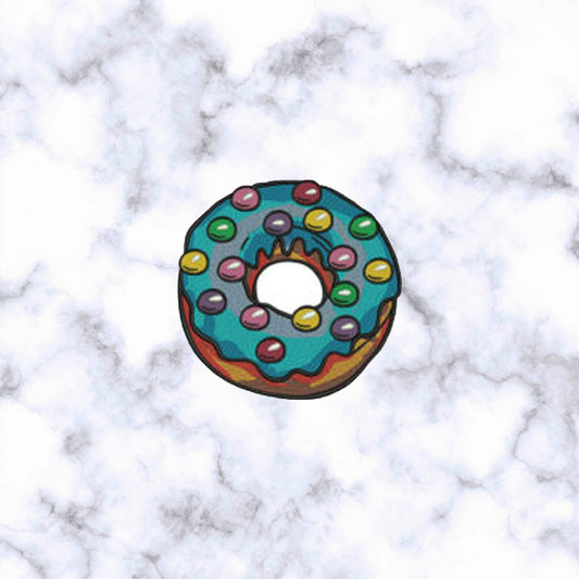 Iron on Patches / Sew on embroidered patches - Donut Iron on Patch Embroidery Patchwork - Candy Food DIY Badge for Clothing