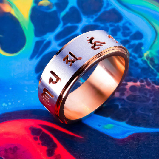 BUDDHISM SPINNER RING  - Stylish Gold Ring - Rings for Women - Rings for Men - Stainless Steel Ring - Gold Ring