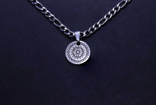 BOHEMIAN FLOWER NECKLACE - Necklace Stylish Silver Necklace - Necklaces for Women - Necklace for Men - Link Necklace