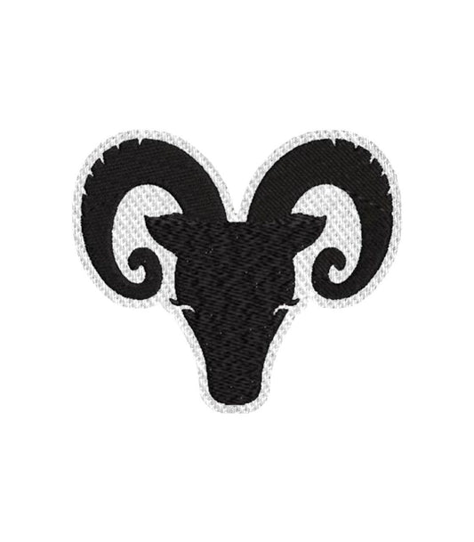 Aries Zodiac Sign Iron on Patch / Sew on embroidered patches - Forest Wild Animal Embroidery Women Applique Merit Badge for Clothing Jacket