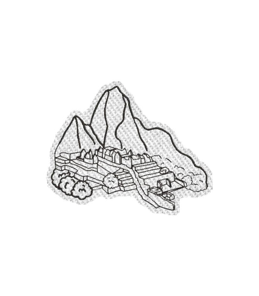 World Landmark Machu Picchu Iron on Patch / Sew on embroidered patches - Religion Embroidery Women Applique Merit Badge for Clothing Jacket