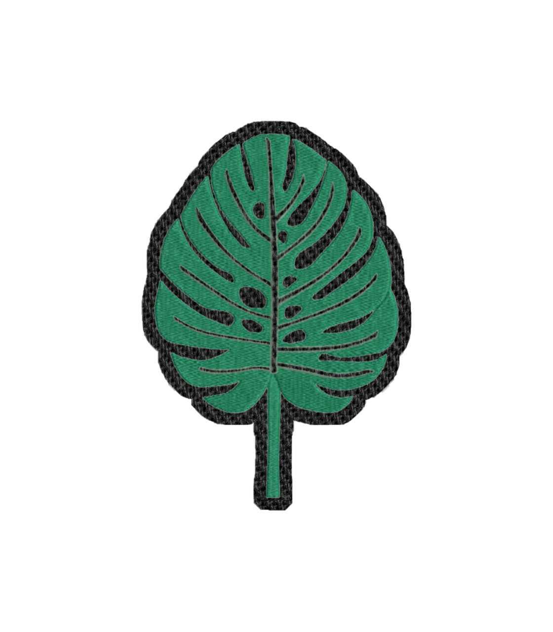 Monstera Leaf Iron on Patch/Sew on embroidered patches Floral & Garden Embroidery Women Applique Merit Badge for Clothing Jacket
