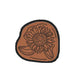 Leather Style Sunflower Iron on Patch / Sew on embroidered patches - Garden Flower Embroidery Women Applique Merit Badge for Clothing Jacket