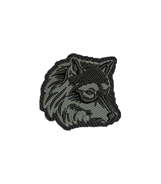 Wolf Face Iron on Patch / Sew on embroidered patches - Farm Animals Wild Embroidery Women Applique Merit Badge for Clothing Jacket