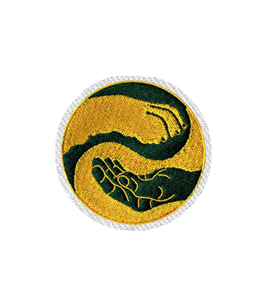 Man and Animal Iron on Patch / Sew on embroidered patches - Animals Animal Quotes Embroidery Women Applique Merit Badge for Clothing Jacket