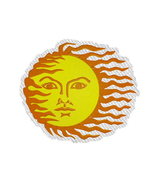 Sun Iron on Patch / Sew on embroidered patches - Awareness & Inspiration Embroidery Women Applique Merit Badge for Clothing Jacket