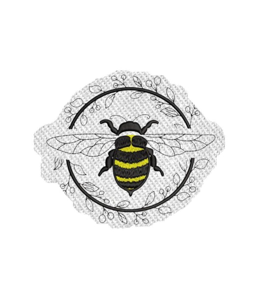 Bee Iron on Patch / Sew on embroidered patches - Manchester Animals Bugs & Insects Embroidery Women Applique Merit Badge for Clothing Jacket