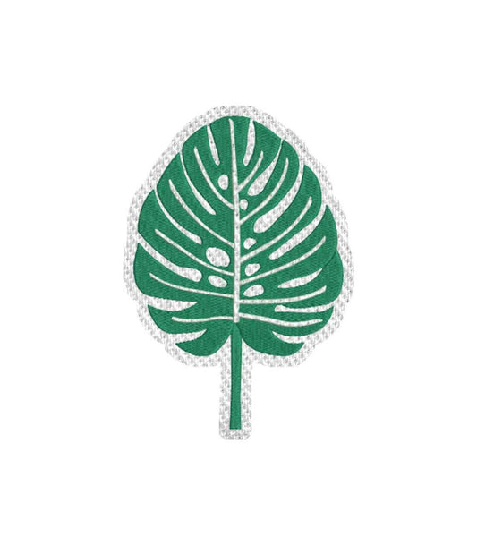 Monstera Leaf Iron on Patch/Sew on embroidered patches Floral & Garden Embroidery Women Applique Merit Badge for Clothing Jacket