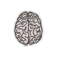 Human Brain Line Art Iron on Patch / Sew on embroidered patches Work & Occupation Embroidery Women Applique Merit Badge for Clothing Jacket