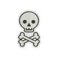 Halloween Skull Iron on Patch / Sew on embroidered patches - Holidays Celebrations Embroidery Women Applique Merit Badge for Clothing Jacket