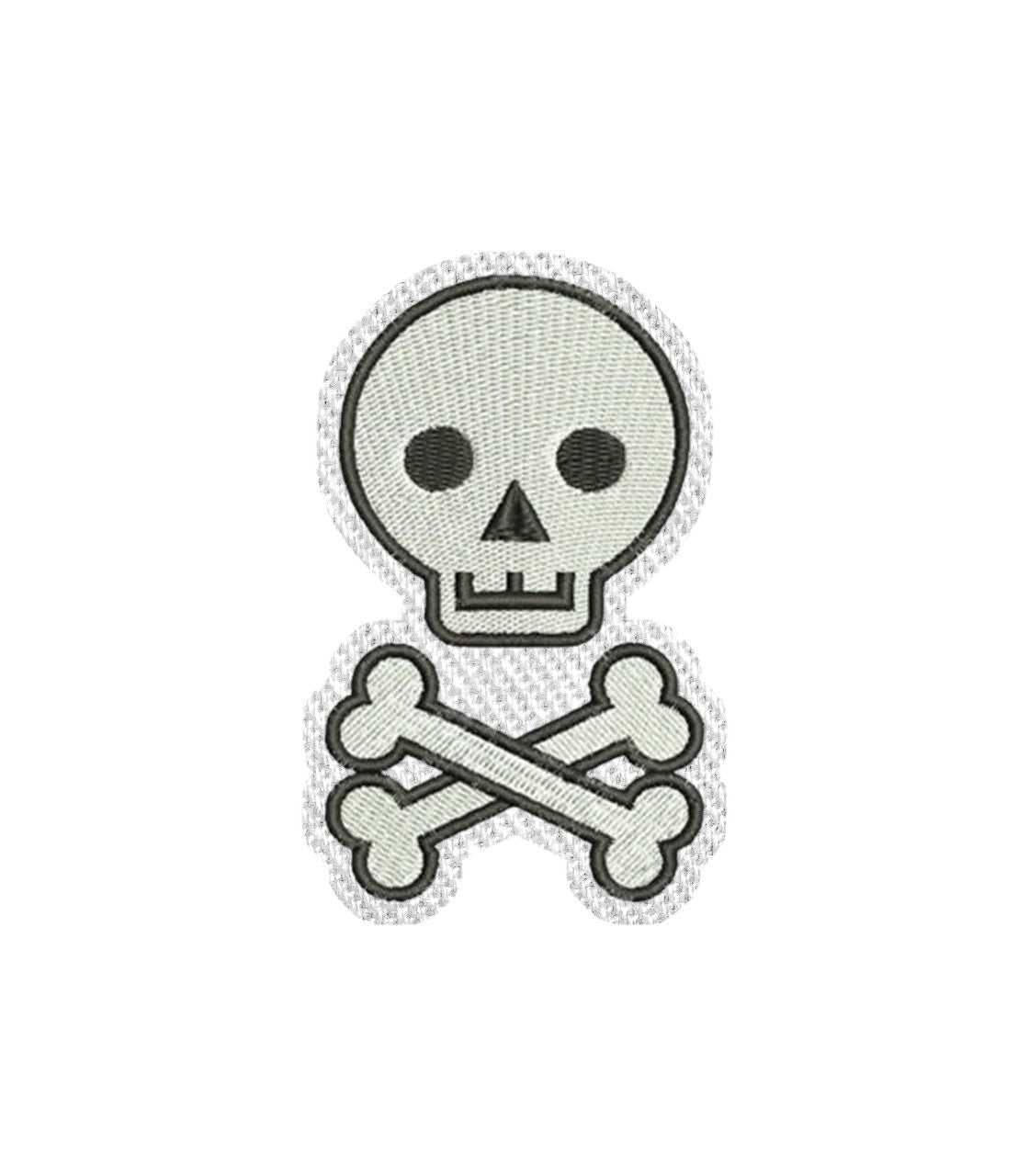 Halloween Skull Iron on Patch / Sew on embroidered patches - Holidays Celebrations Embroidery Women Applique Merit Badge for Clothing Jacket