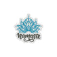 Namaste Iron on Patch / Sew on embroidered patches - Awareness & Inspiration Embroidery Women Applique Merit for Clothing Jacket