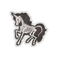 Unicorn Skull Iron on Patch / Sew on embroidered patches -Holidays Celebration Halloween Embroidery Women Applique Merit for Clothing Jacket
