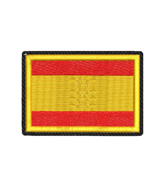 Spain Flag Iron on Patch / Sew on embroidered patches - Around the world Travel Holiday Embroidery Women Applique Merit for Clothing Jacket
