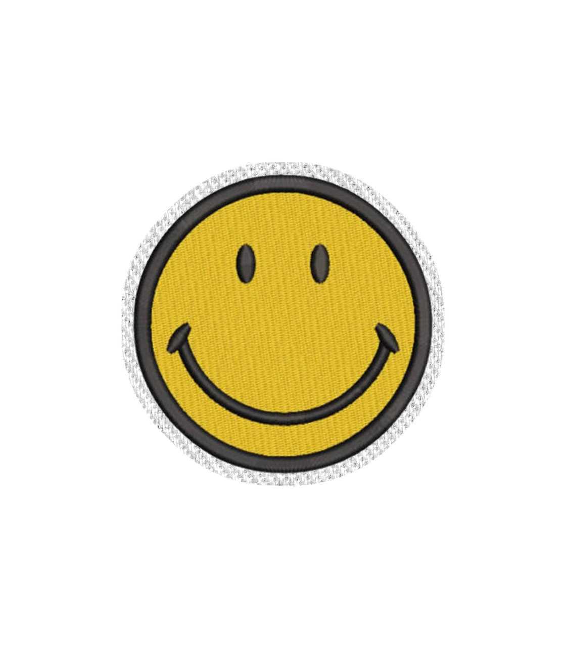 Happy Emoji Iron on Patch / Sew on embroidered patches - Teenagers Trendy Chat Embroidery Women Applique Merit for Clothing Jacket