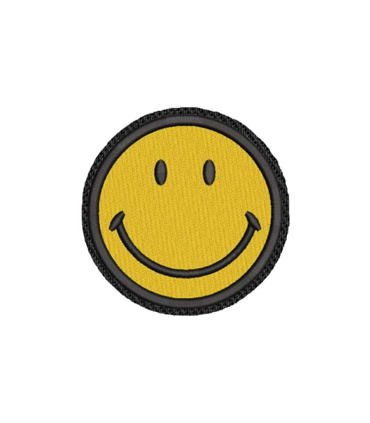 Happy Emoji Iron on Patch / Sew on embroidered patches - Teenagers Trendy Chat Embroidery Women Applique Merit for Clothing Jacket