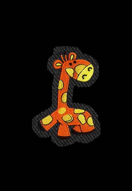 Baby Giraffe Iron on Patch Sew on embroidered patches-Baby Animals Embroidery Designs Women Applique Merit Badge for Clothing Jackets