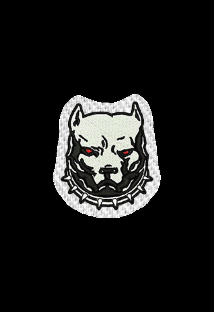 Annoyed Dog Face Iron on Patch Sew on embroidered patches - Dogs Embroidery Designs Women Applique Merit Badge for Clothing Jackets