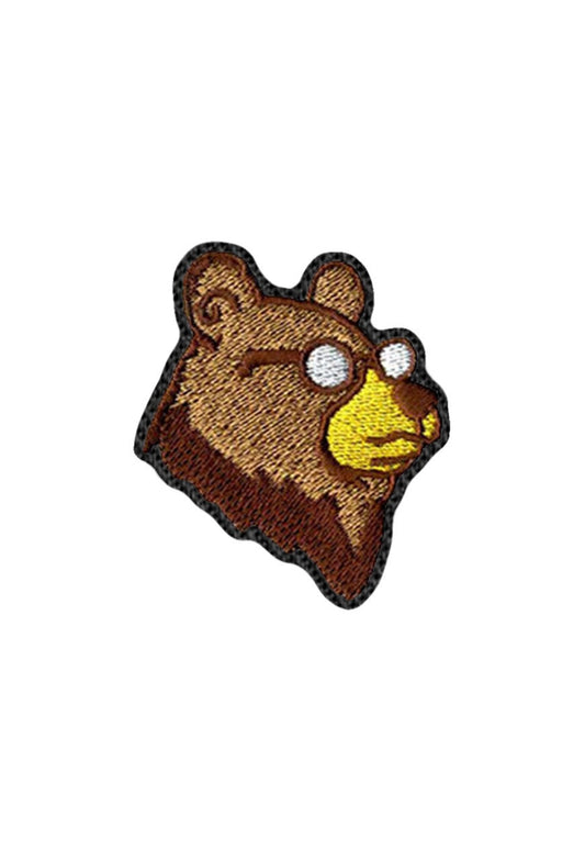 Bear Iron on Patch Sew on embroidered patches - Wild Animals Embroidery Designs Women Applique Merit Badge for Clothing