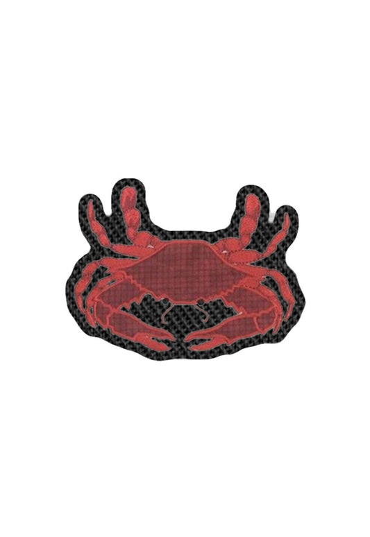 Applique Crab Iron on Patch Sew on embroidered patches - Fish & Shells Embroidery Designs Women Badge Merit Applique for Clothing