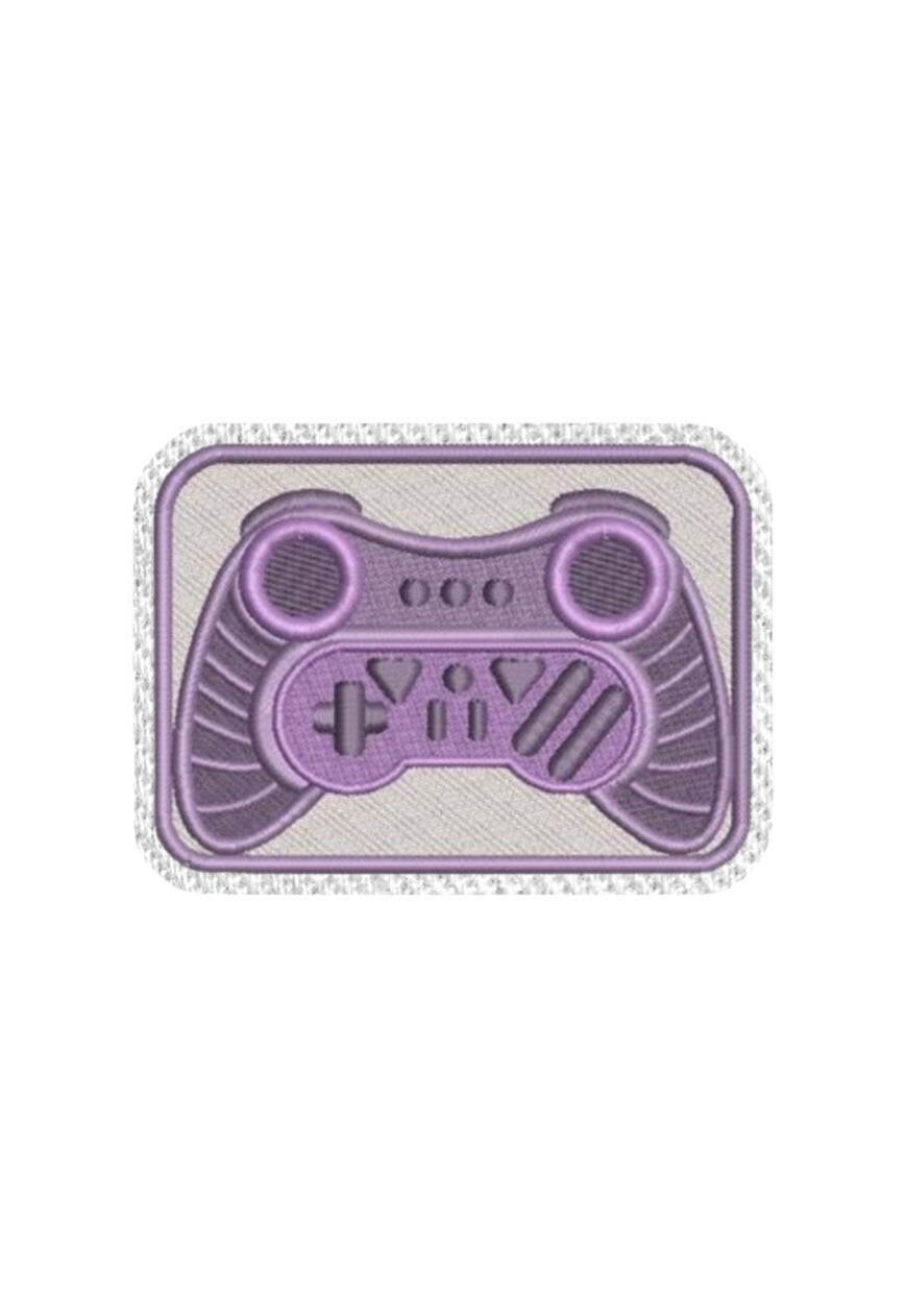 3D Layered Game Controller Iron on Patch Sew on embroidered patches - Toys & Games Embroidery Designs Women Badge Applique for Clothing