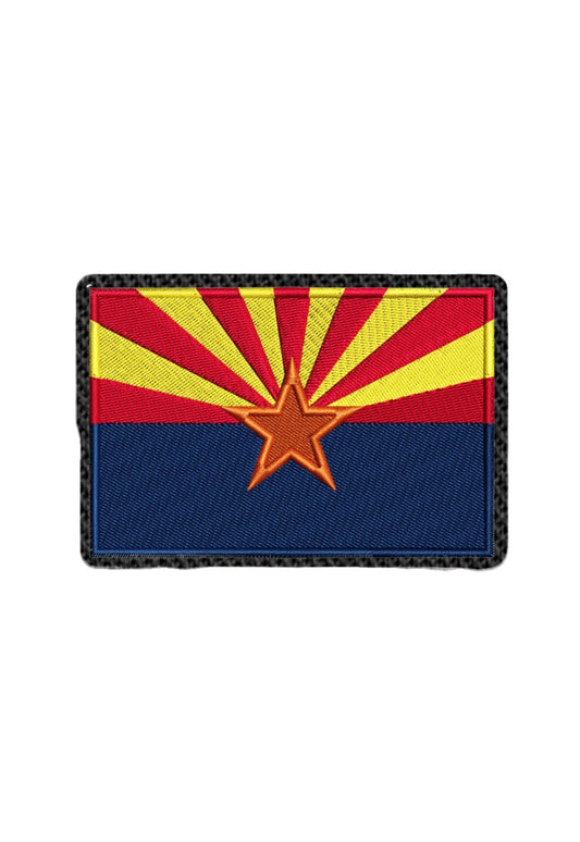 Arizona Flag Iron on Patch Sew on embroidered patches - Around the world Embroidery Designs Women Badge Applique for Clothing
