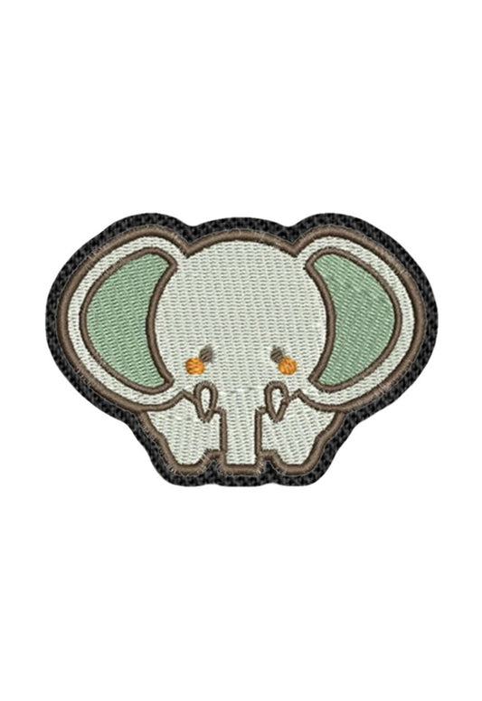 Baby Elephant Iron on Patch Sew on embroidered patches - Baby Animals Embroidery Designs Women Badge Applique for Clothing