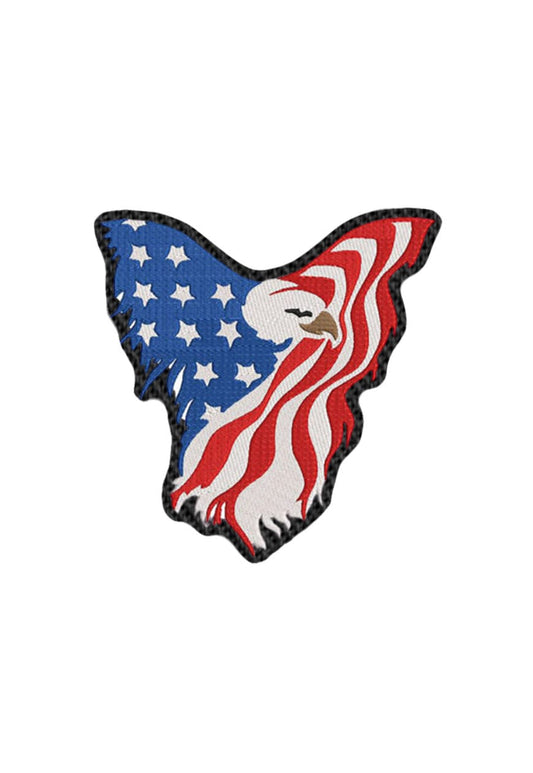 American Flag Iron on Patch Sew on embroidered patch - North America Embroidery Designs Women Applique Badge for Clothing Jackets