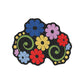 Awesome Flower Composition Iron on Patch Sew on embroidered patches - Single Flowers & Plants Embroidery Design Women Applique for Clothing